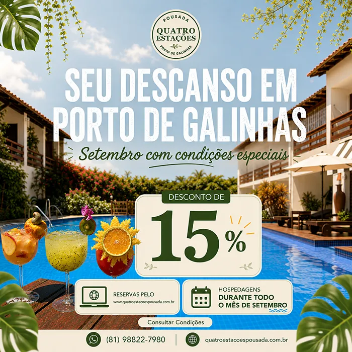 Quatro Estações - 15% OFF