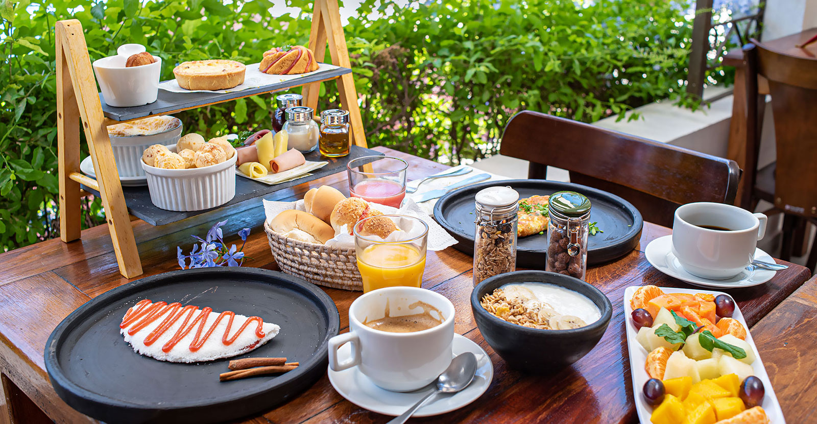 Pousada Quatro Estações Porto de Galinhas desayuno